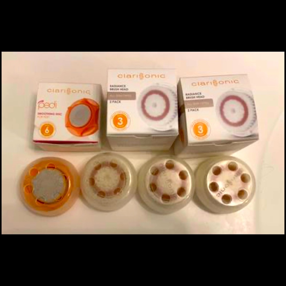 4x New Clarisonic brush heads